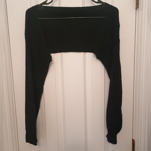 ROMWE Black Women's Shrug Sleeves Shaw Medium (NWT)